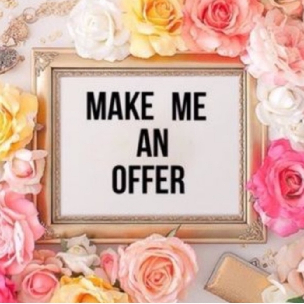 Make an offer! We can negotiate! If it's too low, I will counter back. 😊